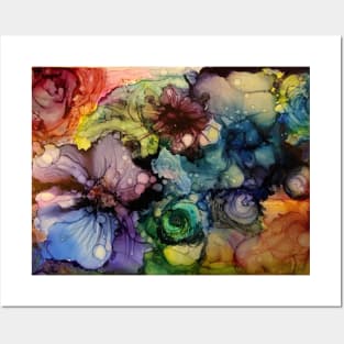 ฺBlooming Alcohol Ink Flowers Posters and Art